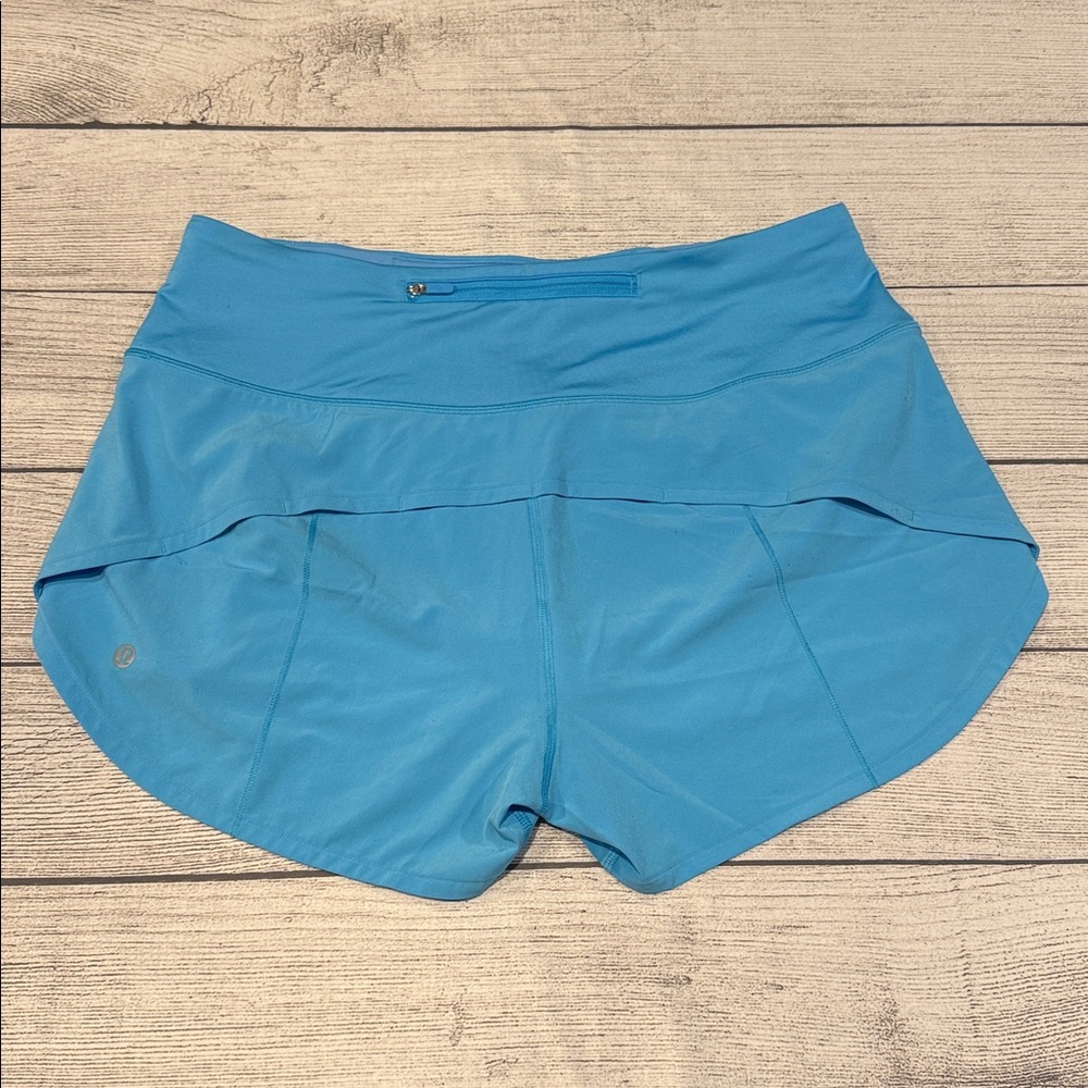 🍋Women’s Lululemon Speed Up High-Rise Lined Short 2.5" Size 10 turquoise W7BEXS🍋 - Picture 7 of 14